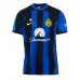 Camisa de Futebol Inter Milan Denzel Dumfries #2 Equipamento Principal 2023-24 Manga Curta